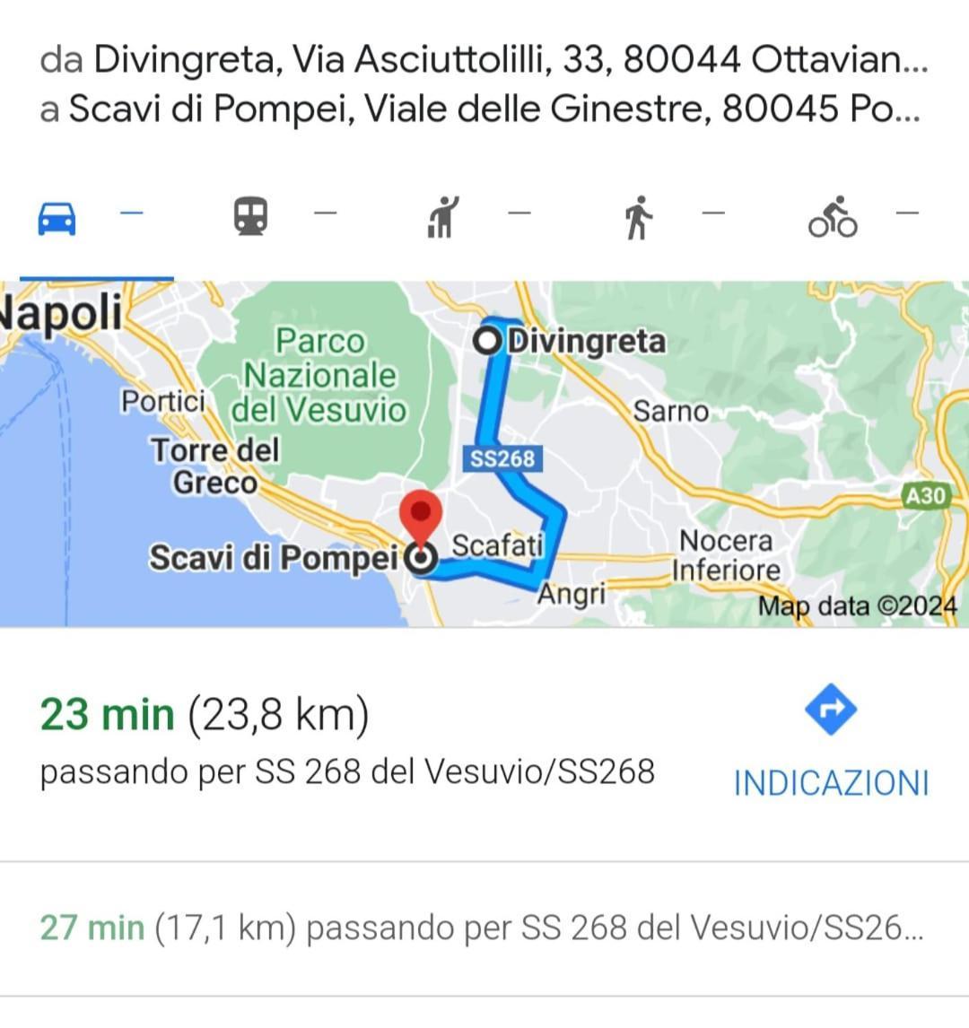 Appartamento Divingreta 1820 Ottaviano Esterno foto